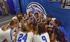 Volleyball vs Emerson  Wheaton College Women's Volleyball vs Emerson College. - Photo by Keith Nordstrom : Wheaton, Volleyball, VB2019
